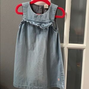 H&M distressed denim dress